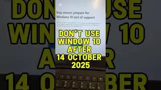 Windows 10 Support End Date  