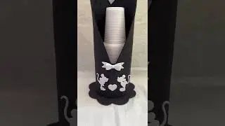 Porta Bicchieri in feltro Minnie&topolino