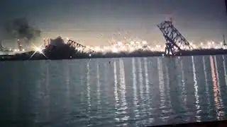 Francis Scott Key Bridge - Collapse - Baltimore Maryland - March 26, 2024
