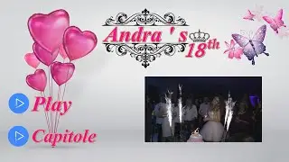 Meniu DvD Majorat - Andra's 18th