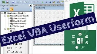 Create Excel VBA userform