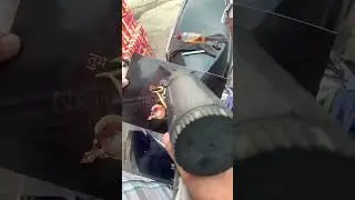 Custom sticker on scooter