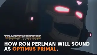 Audio Clips Of Ron Perlman Voice Acting As Optimus Primal | Transformers Rise Of The Beasts