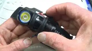 Olight Perun 2 Mini, Rechargeable Flashlight. 1100 lumens w/RED (and white) LED
