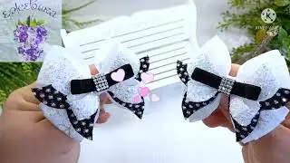 Белые банты в школу своими руками