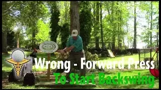 Forward Press Hands and or Knee To Start Backswing