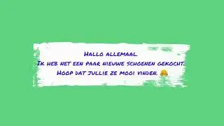 Mijn twee nieuwe schoenen