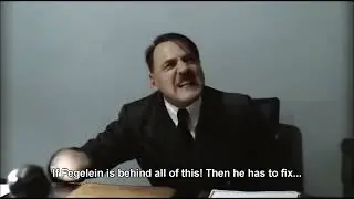 Downfall parody - Hitler is informed that he is crashing like a PC