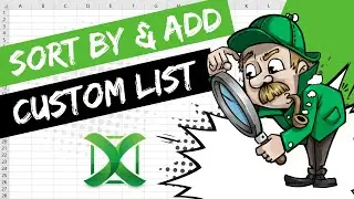 Excel - How to Sort by and add custom list | Excel Tips 103