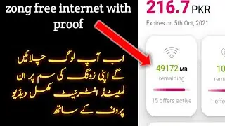 wow first time in my life I got zong unlimited free data