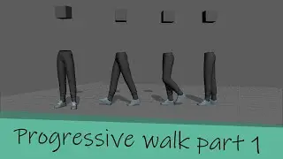progressive walk cycle part 1/2 blocking
