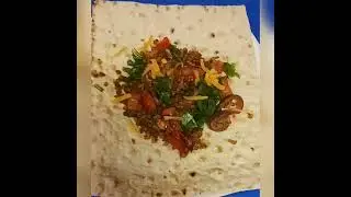 Easy Lavash and Tacos Recipe #tacos  #shorts #shortvideo