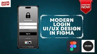 Modern Login UI design in Figma | 2024 | Code Lounge