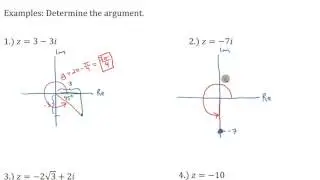 The Argument of a Complex Number