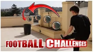 FOOTBALL CHALLENGES VS MY COUSIN!