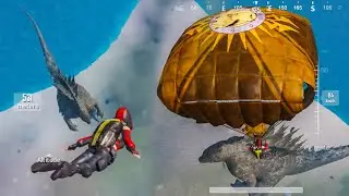 Landing On GODZILLA  PUBG MOBILE new update