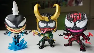 Локи, Карнаж и Шторм - Фигурки Venomized Funko POP! / Marvel