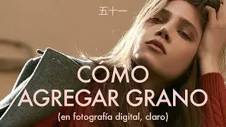 TUTORIAL: Cómo agregar GRANO ANALÓGICO en FOTO DIGITAL -  (es muy diferente del RUIDO)