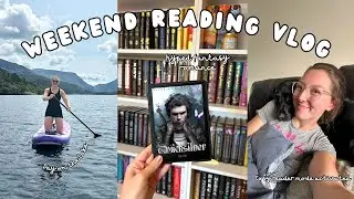 READING A HYPED FANTASY ROMANCE BOOK // Weekend Reading Vlog
