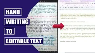 How to Convert Handwritten Note or Image to Editable Text Using Google Docs | Step-by-Step Tutorial