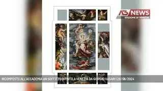 RICOMPOSTO ALL'ACCADEMIA UN SOFFITTO DIPINTO A VENEZIA DA GIORGIO VASARI | 28/08/2024