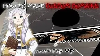 How to make CUSTOM DOMAINS on JUJUTSU SHENANIGANS! [Skill Builder Tutorial]