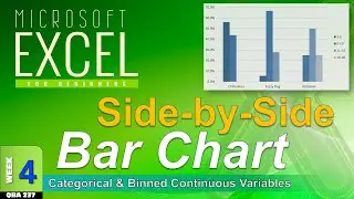 How to Make SIDE-by-SIDE Bar Charts in Excel (WK4d)