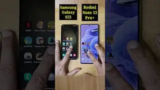 Samsung Galaxy S23 Vs Redmi Note 12 Pro Plus 5G Speed Test Comparison |