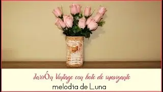 Jarrón vintage con bote de suavizante | Melodía de luna