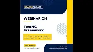 Free Webinar on Testing Framework