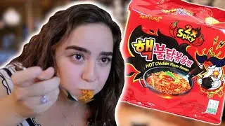 2x nuclear SPICY ramen CHALLENGE!!!