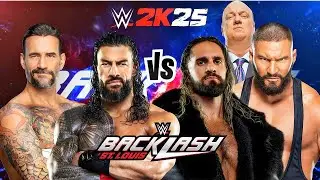 Roman Reigns & CM Punk vs Seth Rollins & Bron Breakker | Epic Tag Team Battle at Backlash 2025