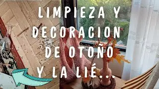 ✨LIMPIEZA Y RENOVACIÓN DE DECO OTOÑAL🍁/percance incluido…🤦🏼‍♀️