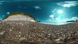 Insta360 one R. Black sea. 360°