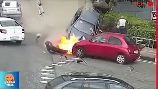 45 Luckiest People EVER Caught On CCTV Camera - Total Idiots At Work