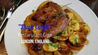 London, England - Duck Confit at Cote