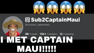 I MET CAPTAIN MAUI!!!!!😱😱😱😱