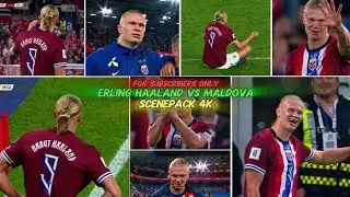 Erling Haaland Vs Maldova (2025 ) RARE CLIPS SCENEPACK 4K 