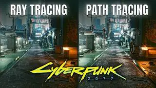 Cyberpunk 2077 |  Ray Tracing vs Path Tracing | Graphics Comparison