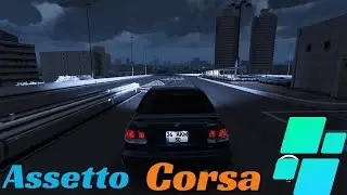 Yağmurlu ve kasvetli havada gazlamaca- Ebru Gündeş- Söyleyin- Assetto Corsa- Honda Civic VTI