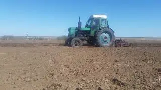 Т-40 нарезка борозд культиватором