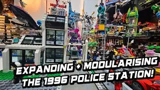 LEGO City Update 15! Modularising The 1996 Police Station From Lego Island!