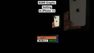 BGMI Graphic Setting in iPhone 13|Ultra Hd |#bgmi#iphone✌️👍👍😁