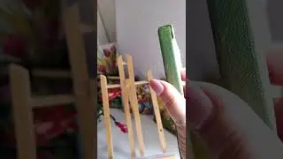 Обзор картины с бабочкой. Живопись маслом