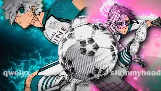 Nagi X Reo | Nagi's 5 Fake Volley | 4K 60fps manga animation | [EDIT/MMV] collab with 