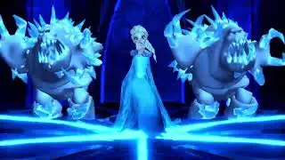 (MMD) Elsa and Marshmellows dancing  ‘꽃(FLOWER)-JISOO #elsa #mmd #flower #jisoo