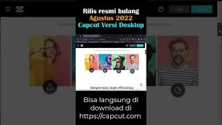 Capcut Versi Desktop Rilis #sorts #capcut