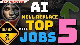 AI Takeover: 5 Jobs That Are at Risk of Becoming Obsolete🤯😳#jobs #technology