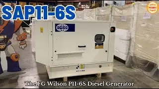 FG Wilson P11-6S Sound Attenuated Diesel Generator Set (SAP11-6S)