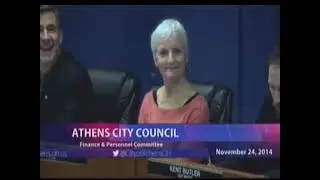 Athens City Council - November 24, 2014